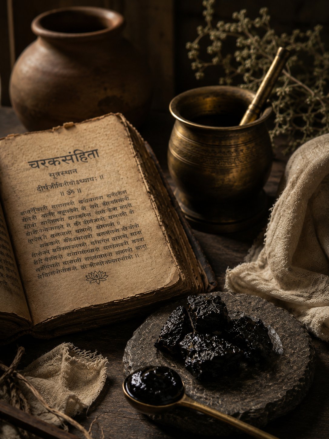Traditional Himalayan wellness preparation