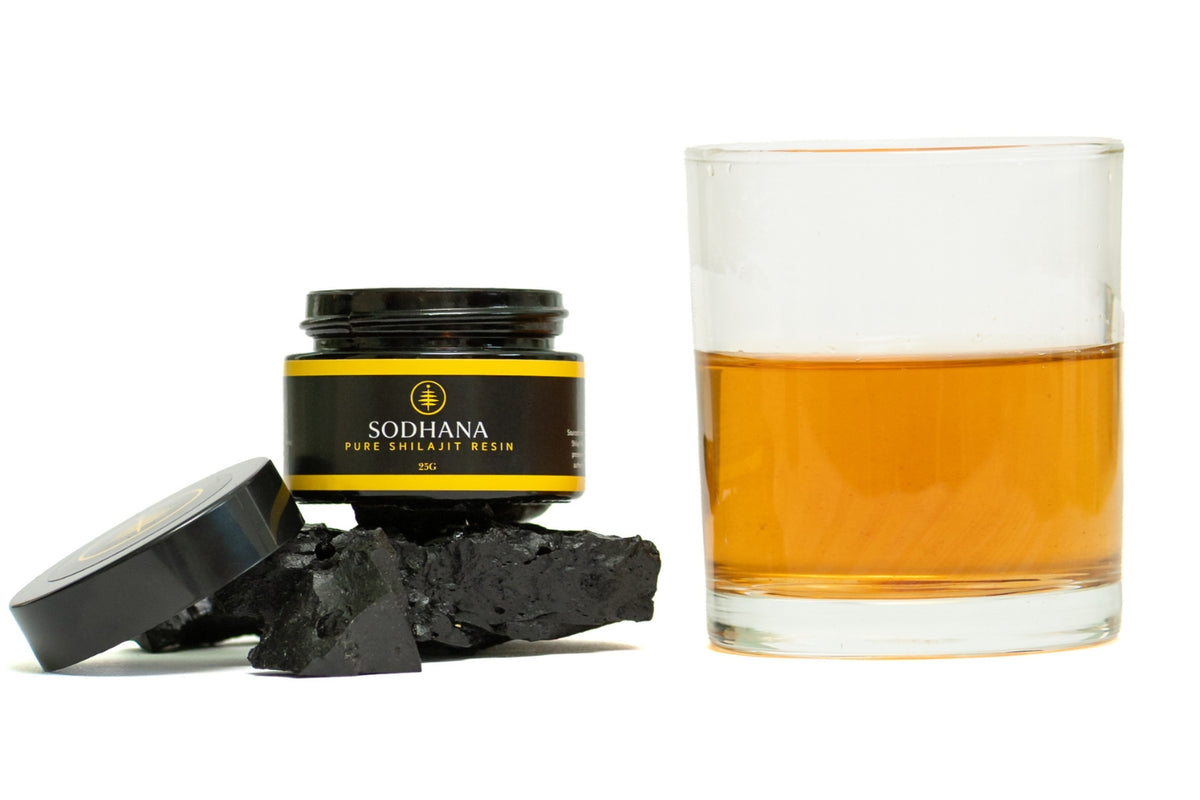 Raw Shilajit and Himalayan rock